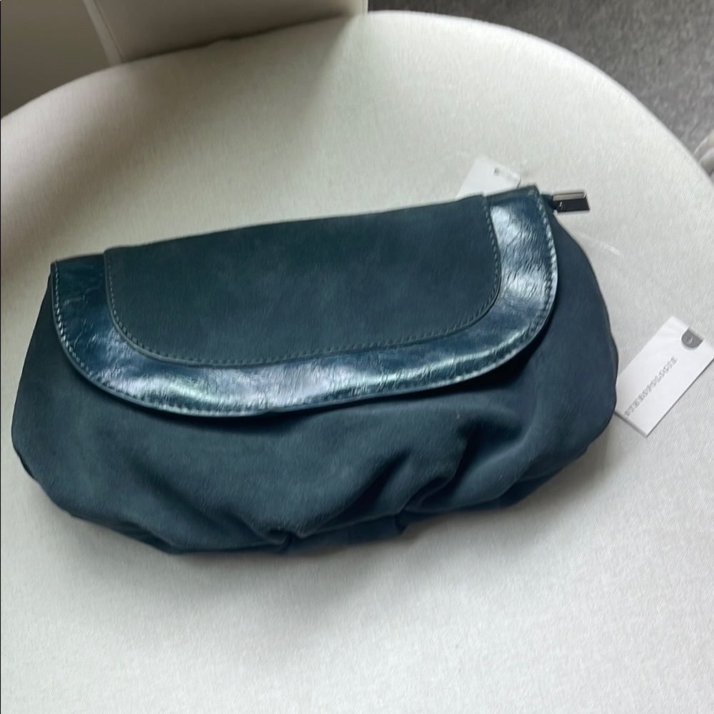 PRICE DROP ⬇️ Elegant Blue Anthropologie  Clutch Bag